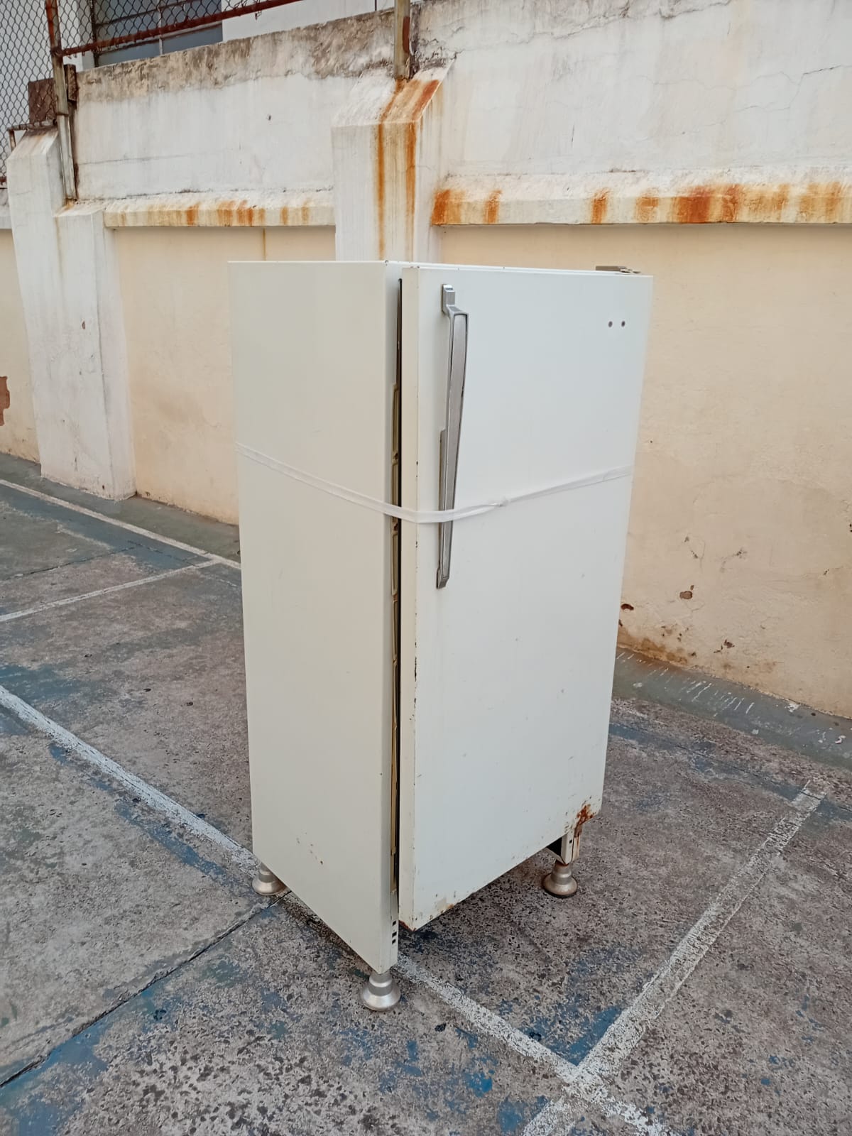 Coleta organizada em área comum do condomínio