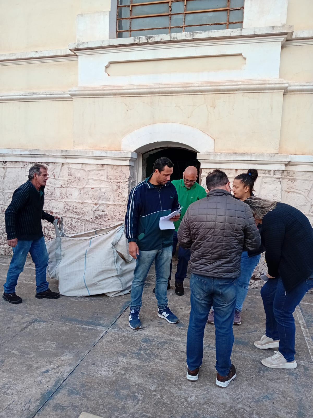 Ponto de coleta em condomínio